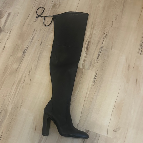 Stuart Weitzman Black Over-the-Knee Boots - Picture 6 of 7